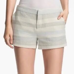 Joie Merci Striped Tweed Shorts, Size 4